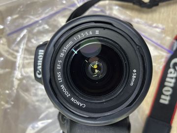 01-200743384: Canon eos 4000d + ef-s 18-55mm macro 0-25m 0,8ft