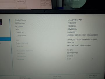 01-200771979: Lenovo 15/ryzen 5 5625u ddr4/16gb ddr4/hdd *відсутній/ssd 256 gb/*інтегрована