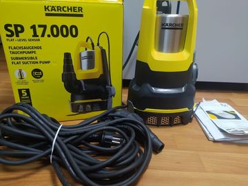 Б/в Занурювальний дренажний насос Karcher sp 17.000 flat level sensor 01-200802722