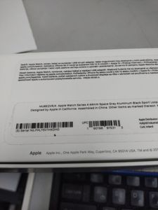 Б/в Смарт-годинник Apple watch series 4 gps 44mm aluminium case 01-200843713