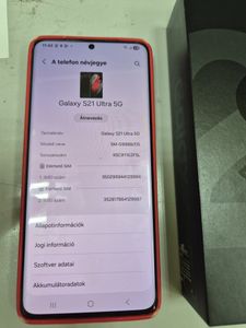 Б/в Мобільний телефон Samsung galaxy s21 ultra 12/256gb 01-200846086