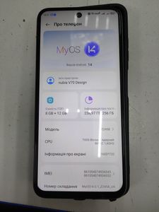 Б/у Мобильный телефон Zte nubia v70 design 8/256gb 01-200855006