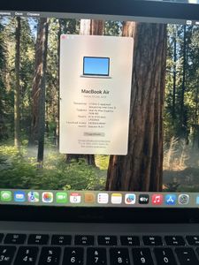 Б/в Ноутбук Apple macbook air 13" 2020 a2179 core i3 1,1ghz/ram8gb/ssd256gb/intel iris plus graphics 01-200866836
