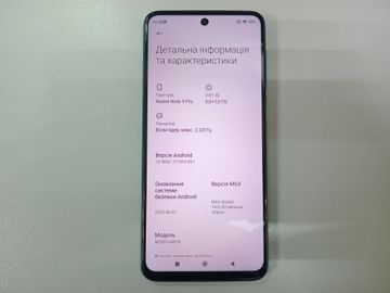 Б/в Мобільний телефон Xiaomi redmi note 9 pro 6/64gb 01-200880777