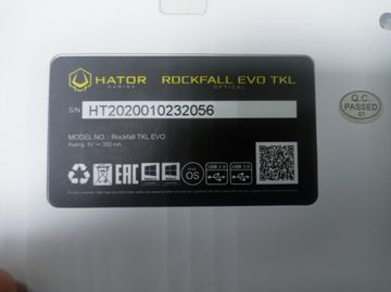 Б/у Клавиатура Hator rockfall evo 01-200900692