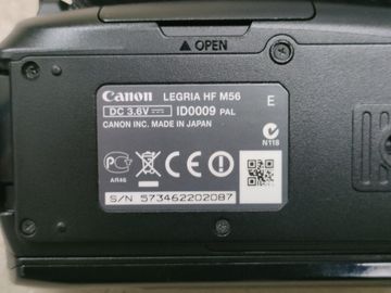 Б/в Відеокамера Canon legria hf m56 01-200908421