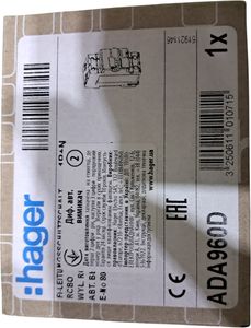 Б/в Диференційний автомат Hager 1p+n 6ka c-16a 30ma а (ada966d) 01-200914407