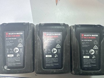 Б/в Набір інструментів Wurth aws 18-125p compact/ abs 18 compact/ abh 18 compact/ 3акб 5ah зп 01-200929320