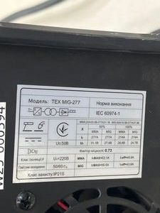 Б/у Сварочный аппарат Edon tex mig-277 01-200938860