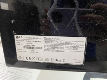 Б/в Монітор Lg e2340t 01-200999916