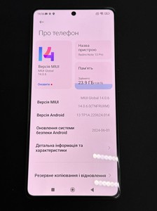 Б/у Мобільний телефон Xiaomi redmi note 13 pro 4g 8/128gb 01-201054491