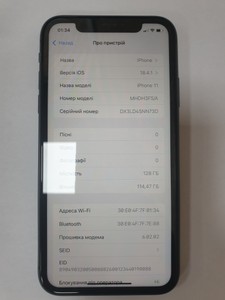 Б/у Мобільний телефон Apple iphone 11 128gb 01-201067726