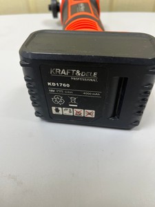 Б/в Кутова шліфмашина Kraft&Dele kd1758 1акб зп 01-201103789