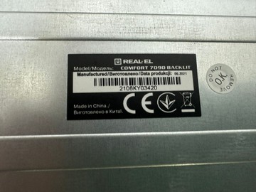 Б/в Клавіатура Real-El comfort 7090 backlit 01-201120557
