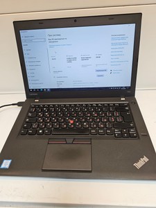 Б/в Ноутбук Lenovo 14/core i5 6300u ddr3/16gb ddr3/hdd *відсутній/ssd 120 gb/*інтегрована 01-201150648