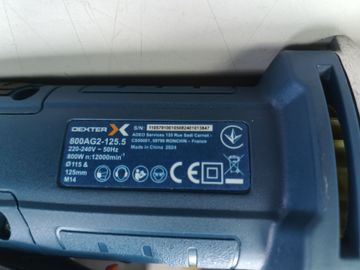 Б/в Кутова шліфмашина Dexter 800ag2-125.5 01-200807629