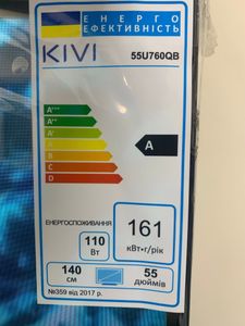 Б/в Телевізор Kivi 55u760qb 01-200836793