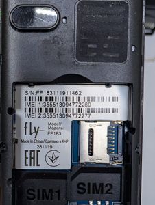 Б/у Мобільний телефон Fly ff183 01-200886064