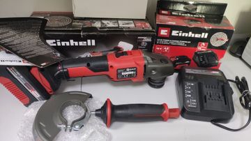 Б/у Угловая шлифмашина Einhell x-change axxio 18/125q 1акб зп 01-200897516