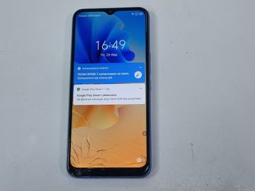 Б/у Мобільний телефон Tecno spark 7 kf6n 4/128gb 01-200906776