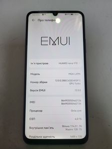 Б/в Мобільний телефон Huawei nova y70 4/128gb 01-200906877