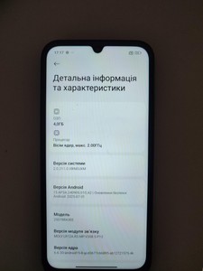 Б/в Мобільний телефон Xiaomi redmi 15c 4g 4/128gb 01-200937800