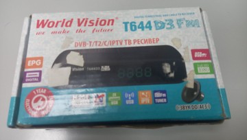 Б/в Ресивер ТВ World Vision t644d3 fm 01-200938986