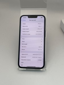 Б/в Мобільний телефон Apple iphone 14 128gb 01-200848051