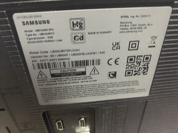 Б/в Телевізор Samsung ue43u8072f 01-200947037