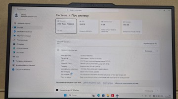 Б/в Ноутбук Lenovo 15/ryzen 7 7435hs ddr5/24gb ddr4/ssd 1000 gb/geforce rtx4070 8gb 01-201018213
