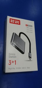Б/у Usb-хаб Сolorway cw-hub08 usb-а+usb-c+hdmi 01-201045415