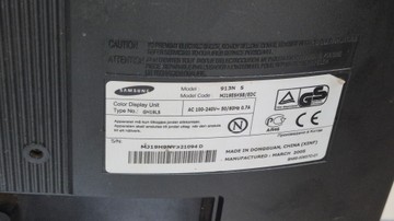 Б/в Монітор Samsung syncmaster 913n 01-201050374