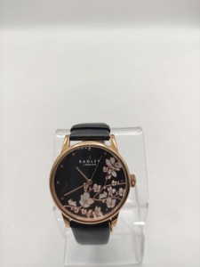 Б/у Часы Radley Black leather strap watch s earrings gift 01-201131477