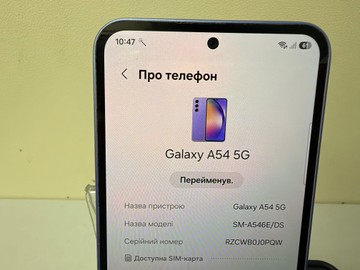 Б/в Мобільний телефон Samsung galaxy a54 5g a546e 6/128gb 01-201162383