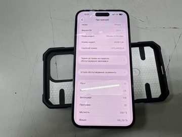Б/в Мобільний телефон Apple iphone 14 pro max 256gb 01-201169070