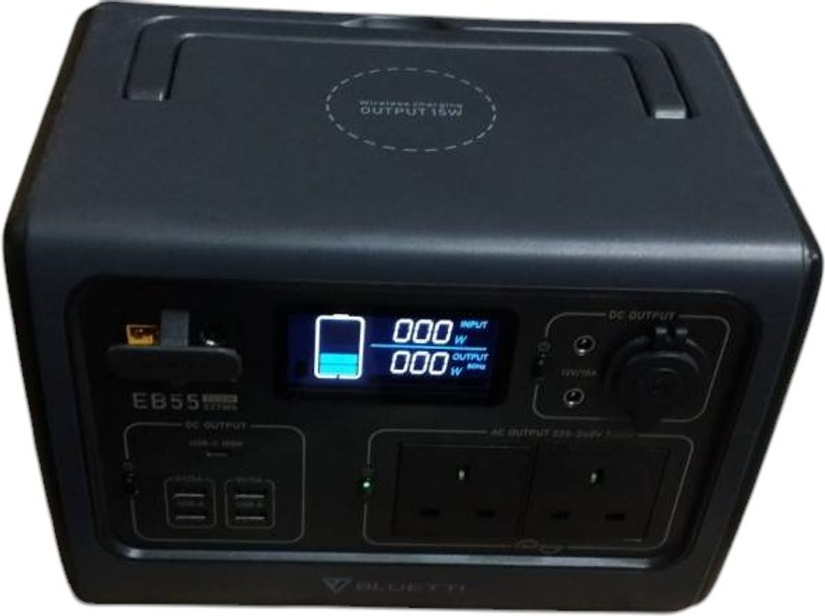 Bluetti eb55 portable power station 700w 537wh