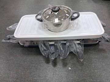 16-000239540: Gourmetmaxx raclette and fondue set