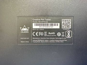 01-200757693: Huion h610 pro v2