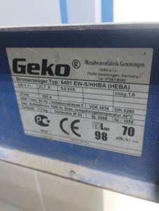 01-200756490: Geko 6401 ew-s/hhba