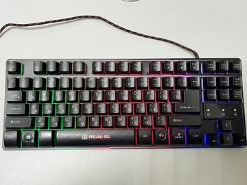 Б/в Клавіатура Real-El gaming 8710 tkl backlit usb 01-200885322