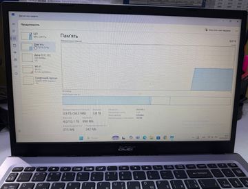 Б/у Ноутбук Acer 15/celeron n4500 ddr4/8gb ddr4/ssd 256 gb/*інтегрована 01-200886327
