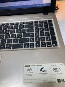 Б/у Ноутбук Asus 15/celeron n3060 ddr3/4gb ddr3/hdd 500 gb/*інтегрована 01-200899340