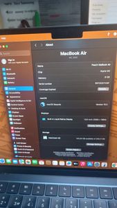 Б/в Ноутбук Apple macbook air 13,6" m2 2022 01-200904912