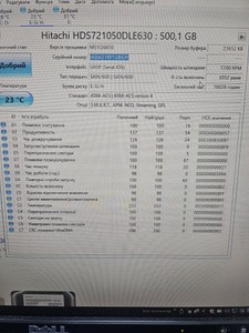 Б/в Жорсткий диск Hitachi hds721050dle630 500 gb 01-200923635