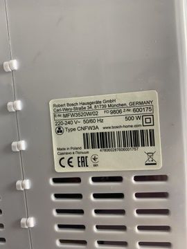Б/в М`ясорубка Bosch mfw3520w 01-200928227