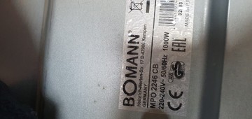 Б/у Духовка электрическая Bomann mpo 2246 cb 01-200538357
