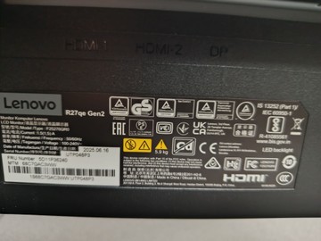 Б/в Монітор Lenovo legion r27qe gen 2 01-200937956