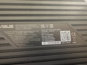 Б/в Бездротовий маршрутизатор Asus rog rapture gt-be19000 01-200932600