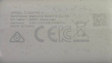 Б/в Навушники Sennheiser cx true wireless 01-200986357