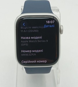 Б/у Смарт-часы Apple watch series 9 gps 45mm aluminum case 01-200930812